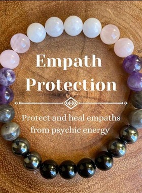 跨境爆款女士手链紫水晶粉水晶灰闪光黑胆石手链高端轻奢翡翠手串