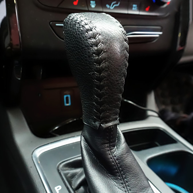 免手缝17款福特翼虎真皮档把套
