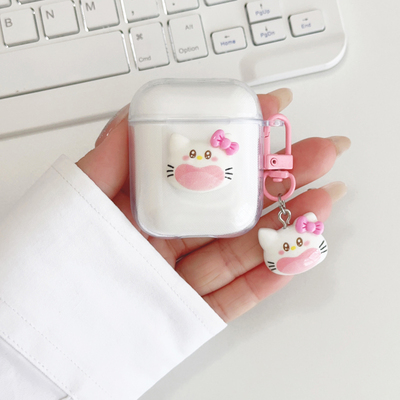 适用于奢音smallpods s1小金标耳机保护套卡通透明蓝牙耳机壳SHEYIN SmallPods S1可爱透明软壳套