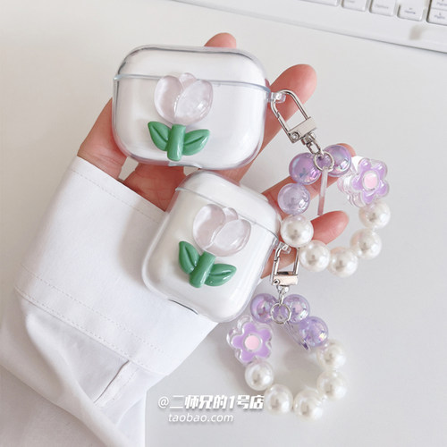 适用真我buds air5 pro耳机buds air6 pro保护套buds t300透明t100女t110软Buds T310壳Buds T01套air7耳机壳