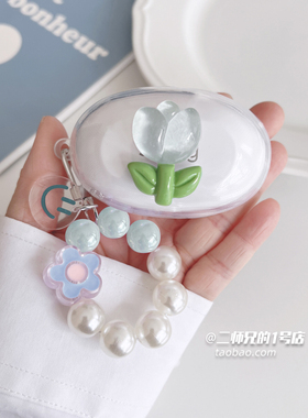 适用于SmartDevil闪魔E07耳机保护套e07新款保护套2023透明闪魔E31A保护壳可爱卡通软壳套耳机壳