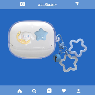 适用于倍思BP1NC耳机保护套倍思Baseus M2s蓝牙耳机壳透明BS1NC软套m2spro可爱MP1卡通m3女M3S软壳套 Bowie