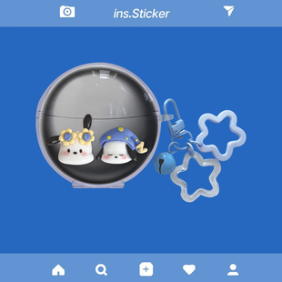 适用于蓝悦M79耳机保护套纽曼M79耳机保护壳华强北M79透明耳机壳防摔卡通可爱软壳套