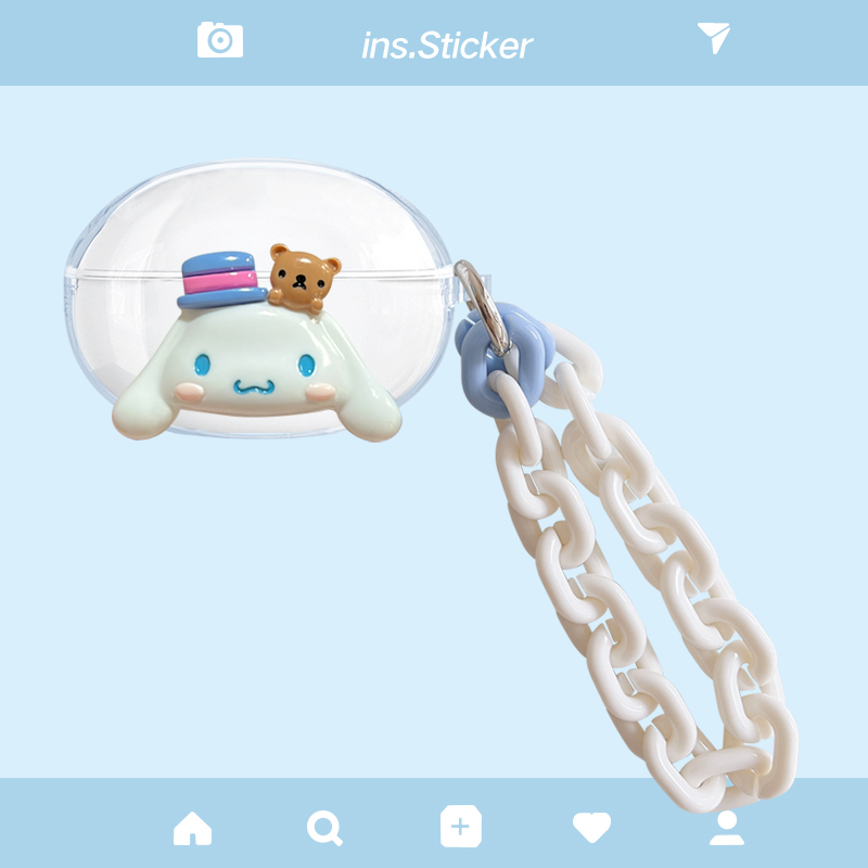 适用于Edifier漫步者Lolli Clip AI耳机保护套lolliclip耳夹式耳机壳lollipro se透明XC1防摔可爱卡通软壳套