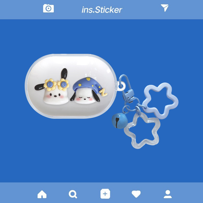 适用于Bose Quietcomfort新一代QC小鲨2代消噪耳塞耳机保护套Bose QC小鲨二代耳机壳透明可爱软壳套