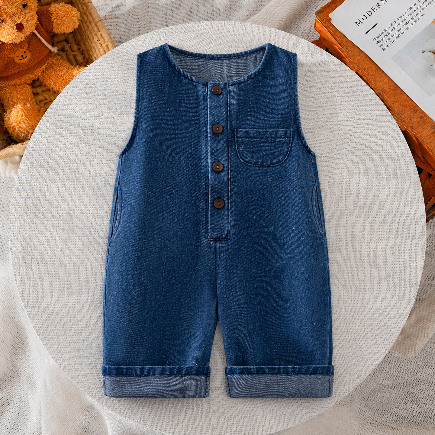 婴儿牛仔背带裤外出宝宝春秋新款裤子男童女宝洋气牛仔裤童装儿童,童装/婴儿装/亲子装,裤子,淘宝优惠券,粉丝福利购,淘宝优惠卷