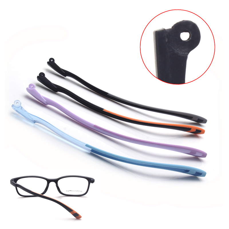 眼镜腿单牙凸牙2毫米脚通用一对