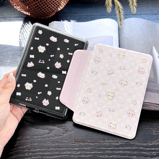 磁吸拆分kindle手持带磁吸保护套适用Kindle保护套kpw6卡通kpw12345保护皮套分体6英寸paperwhite6休眠收纳包