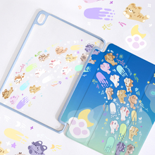 适用苹果平板ipad保护壳ipadair56保护壳pro11保护套无带笔槽防弯2022款10十代11寸亚克力ipad保护套可爱卡通