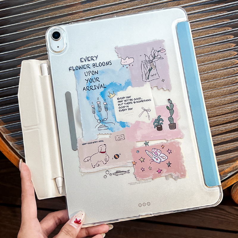 【新品x内置笔袋】iPad保护套适用苹果平板air6轻薄pro11英寸2025新款air5/4磨砂硬壳横竖支撑防弯防摔保护壳