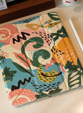 适用苹果平板壳ipad保护套保护壳3+y型折磁吸壳搭扣双面夹ipadair5/6保护套ipadpro11寸12.9无笔槽2024亚克力