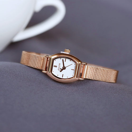 聚利时手表女时尚小巧方款细带