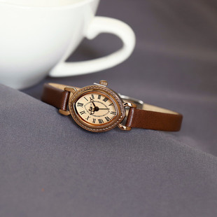 简约潮流皮带学生女表小巧细带腕表 时尚 洛枳同款 手表女聚利时韩版
