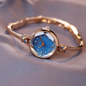 聚利时手表女正品 表 简约指针女款 钢带手镯女表小表盘韩版 潮流时尚