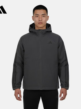 adidas阿迪达斯外套男26春运动连帽梭织夹克JD1044 JM1056 KE0272