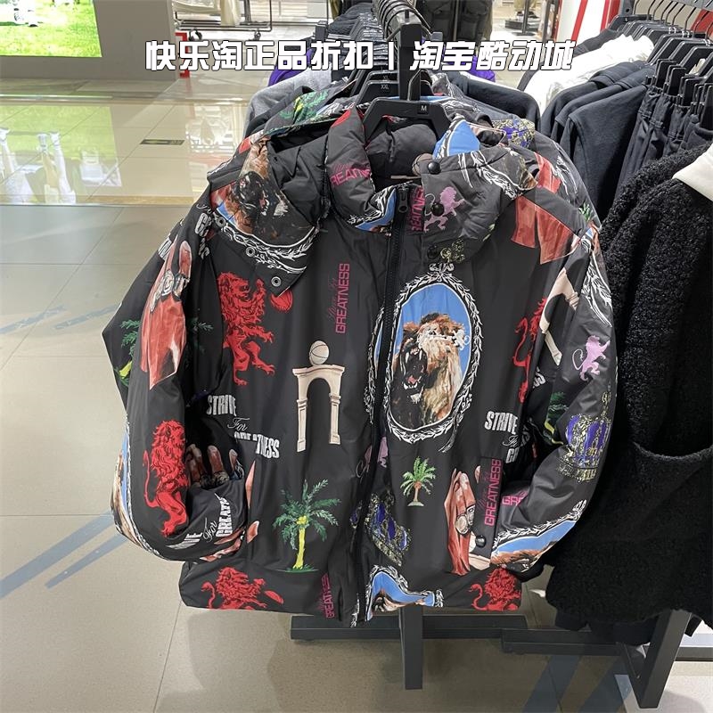 Nike耐克连帽男子运动羽绒服保暖