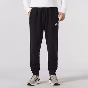 adidas 男子秋冬新款 舒适休闲保暖针织长裤 HA4347 阿迪达斯运动裤