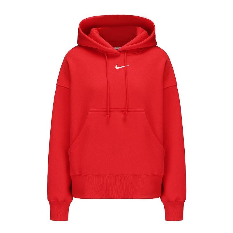 Nike耐克运动卫衣女子2025春季新款加绒连帽保暖套头衫DQ5859-657