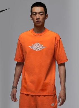 Nike耐克短袖男25秋季Jordan休闲运动圆领透气印花T恤 IB3131-820