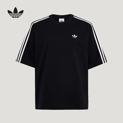 adidas阿迪达斯短袖男2026夏季休闲宽松圆领透气T恤KG6331 KG6334