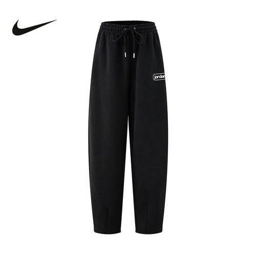NIKE耐克女裤新款春季JORDAN宽松直筒裤阔腿裤休闲长裤IF1002-010