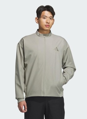adidas阿迪达斯外套男子2025春季新款梭织运动休闲立领夹克JY6952