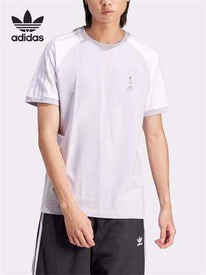 adidas阿迪达斯短袖中性休闲T恤