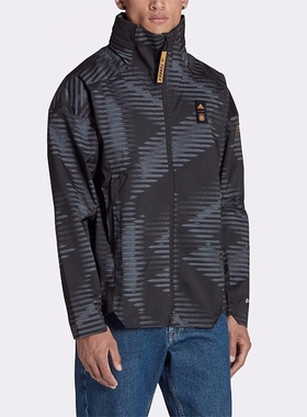 Adidas/阿迪达斯外套男子德国队足球运动宽松休闲立领夹克 HC1281