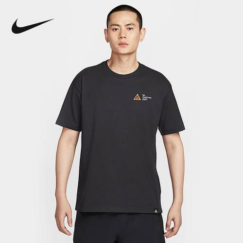 NIKE耐克短袖男25夏季ACG户外运动圆领透气印花半袖T恤HJ0801-010