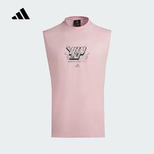 adidas阿迪达斯火拼赛事同款篮球背心2025秋男无袖运动T恤KR5550