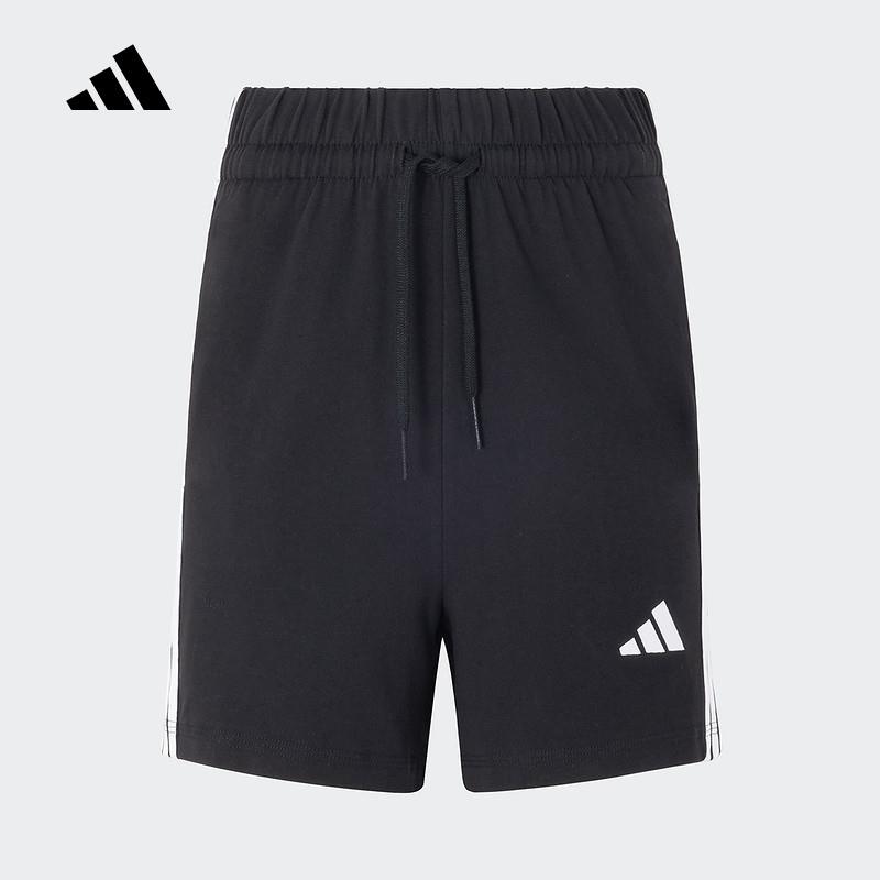 adidas阿迪达斯运动休闲短裤女裤2025夏季新款针织五分短裤JY8574