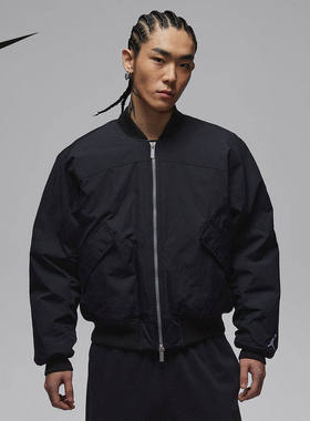 NIKE耐克棉服男2026春季棒球服休闲运动外套飞行员夹克IH0872-010