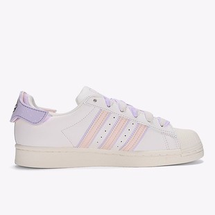 Adidas H03727 女子SUPERSTAR贝壳头低帮休闲鞋 阿迪达斯三叶草板鞋