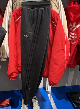 阿迪达斯三叶草运动裤男2025春季蛇年限定款休闲裤针织长裤JL8376