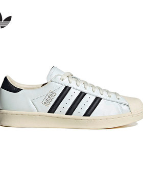 阿迪达斯三叶草男女鞋26春SUPERSTAR VINTAGE贝壳头休闲鞋 JQ3254