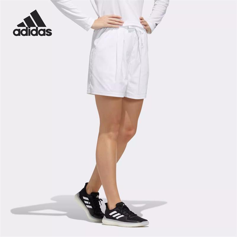 Adidas/阿迪达斯运动裤女子夏季宽松休闲舒适五分梭织短裤 GT6827