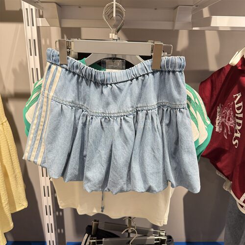 阿迪达斯三叶草女裙新款夏季新中式休闲裙牛仔短裙KY5749 KY5751
