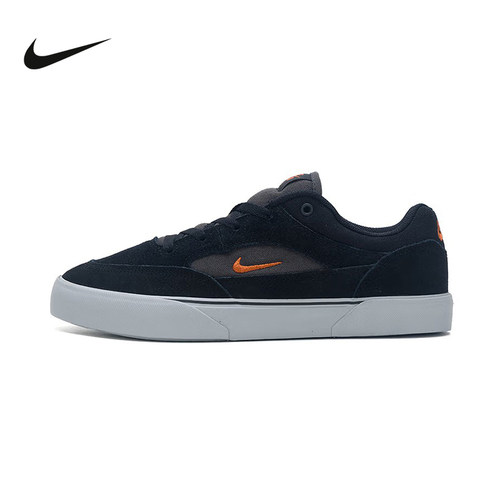 NIKE耐克男鞋2025冬季SB MALOR低帮轻便运动休闲滑板鞋FV6064-009