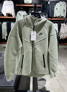 Nike耐克外套女子24秋季新款休闲训练针织连帽运动夹克FB8339-010