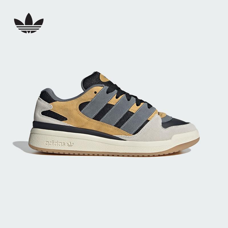 阿迪达斯三叶草男女鞋2025夏季FORUM2000经典运动休闲板鞋 JS3158