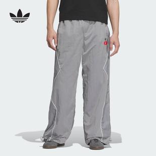 宽松运动直筒裤 阿迪达斯三叶草男裤 梭织长裤 新款 JM8040 2025春季