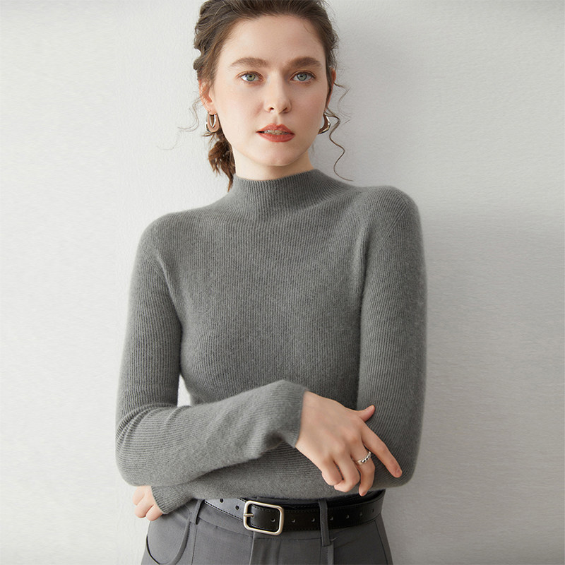 一线成衣~无缝半高领纯色羊绒衫秋冬女修身显瘦打底针织毛衣,女装/女士精品,羊绒衫,淘宝优惠券,粉丝福利购,淘宝优惠卷