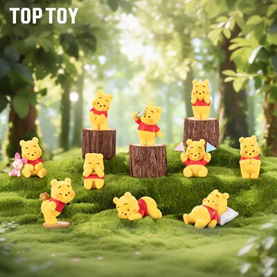 TOPTOY迪士尼小熊维尼表情包2.0系列手办盲盒潮玩可爱桌面摆件礼