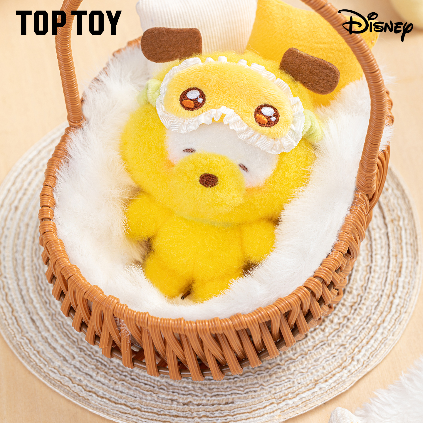 TOPTOY迪士尼眯眯眼睡衣系列毛绒盲盒尼克朱迪可爱公仔挂件礼物