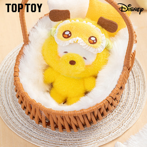 TOPTOY迪士尼眯眯眼睡衣系列毛绒盲盒尼克朱迪可爱公仔挂件礼物