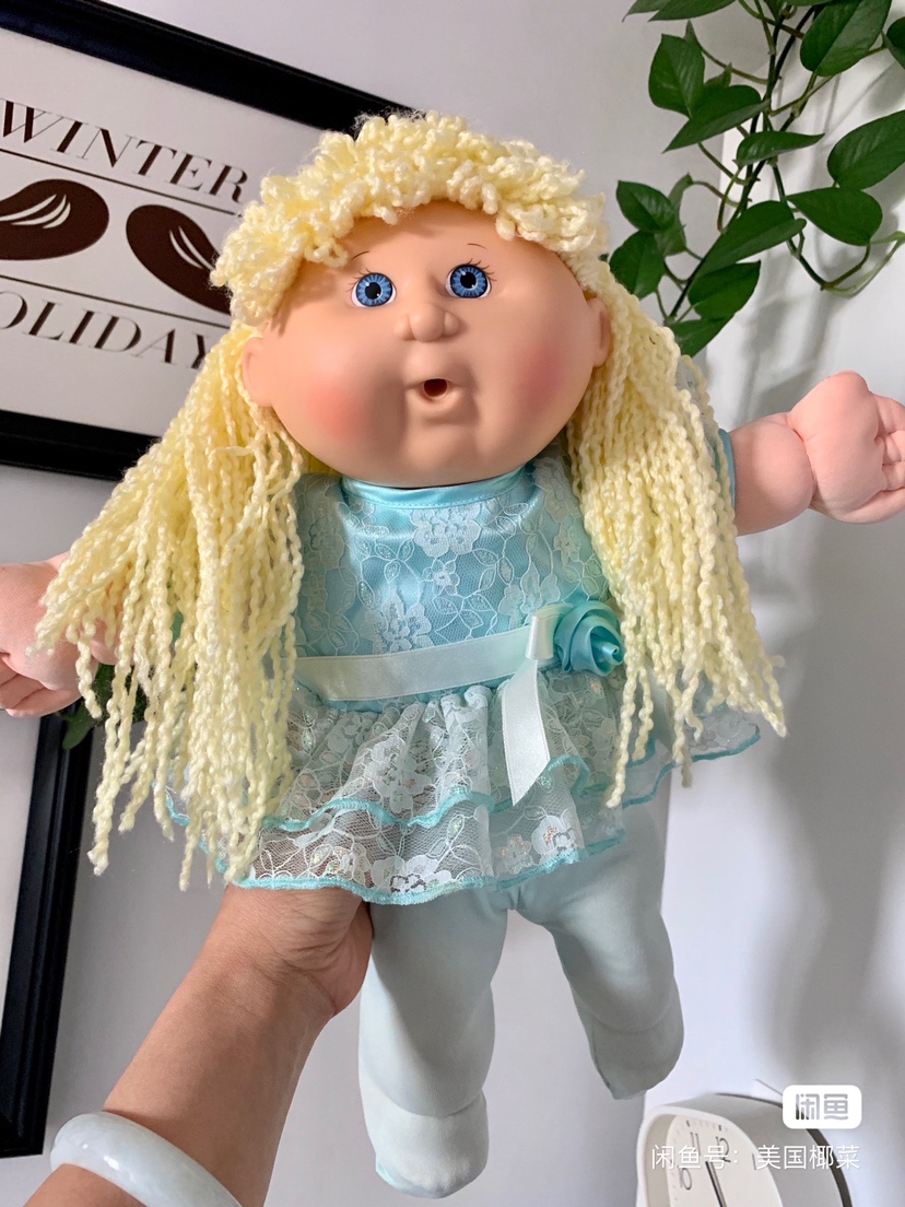 椰菜娃娃 吹气款 1990年 古董娃娃 老娃娃cpk cabbage patch kids