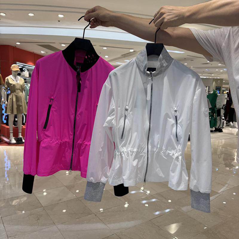 韩国高尔夫服装女士春秋季立领薄款收腰外套风衣户外运动防风夹克,运动服/休闲服装,高尔夫球服,淘宝优惠券,粉丝福利购,淘宝优惠卷