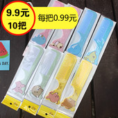 10把装 发梳子 儿童发饰可爱卡通化妆头梳小女孩发梳女童女生便携式