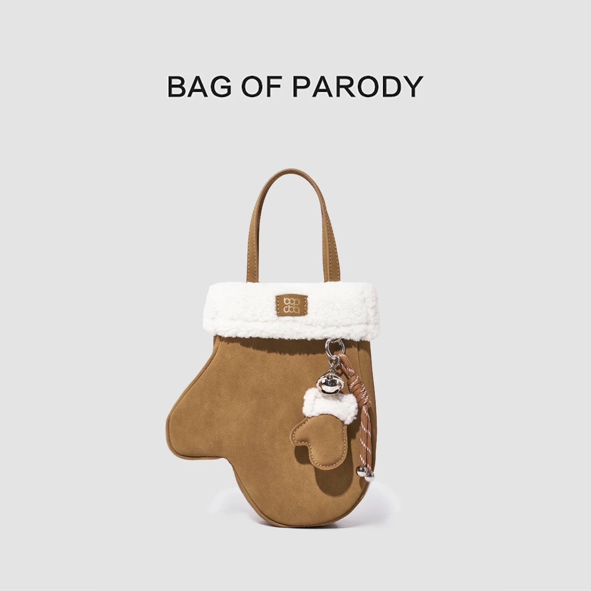 Bag Of Parody 包包女式2025新款冬巨好看的圣诞牛皮手提小拎包