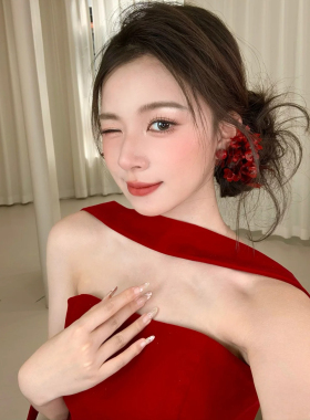 新娘丝带挂脖飘带纯色丝巾围巾绑包带领巾晚礼服晨袍服装饰品配饰